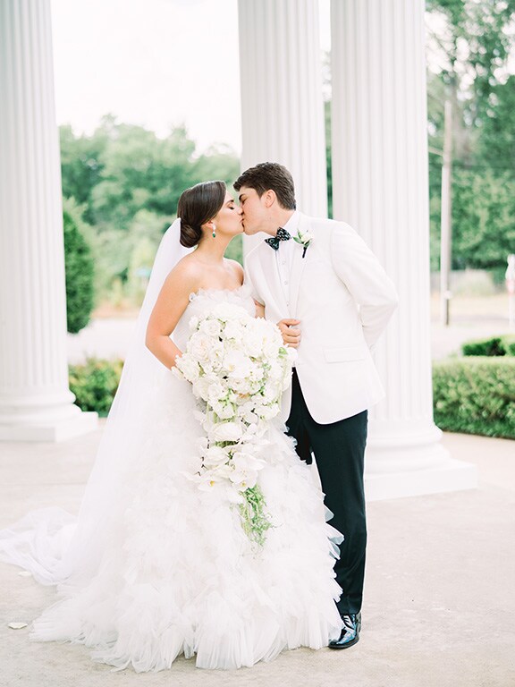 Bridal Bouquet with White Flowers